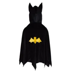 Great Pretenders Costume, Bat Cape with Hood - Size 5-6 Years