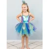 Great Pretenders Costume, Peacock Dress and Headband - Size 4-6 Years