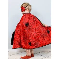 Great Pretenders Costume, Reversible Cape and Mask, Spiderman/Batman - Size 4-6 Years
