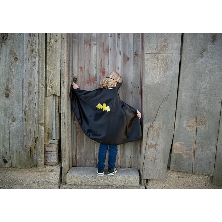 Great Pretenders Costume, Reversible Cape and Mask, Spiderman/Batman - Size 4-6 Years