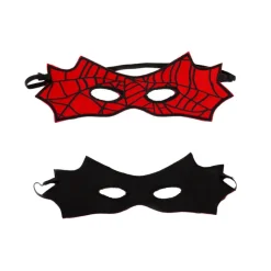 Great Pretenders Costume, Reversible Cape and Mask, Spiderman/Batman - Size 4-6 Years