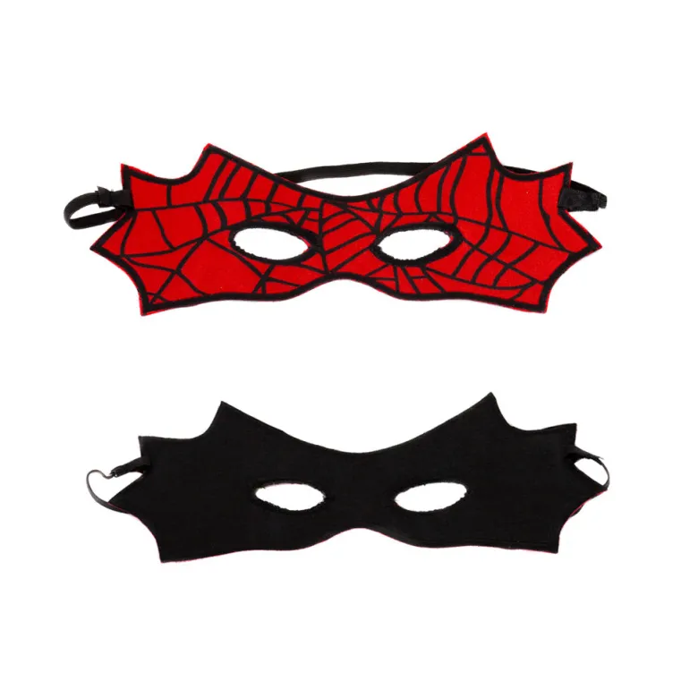 Great Pretenders Costume, Reversible Cape and Mask, Spiderman/Batman - Size 4-6 Years