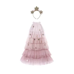 Great Pretenders costume, Christmas Tree Dress and Headband, blush – ages 2-4 and 4-6 years