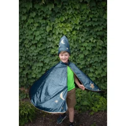 Great Pretenders Dress-Up Costume, Starry Night Cape and Hat - Size 5-8 Years