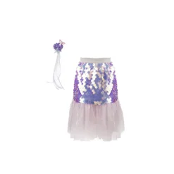 Great Pretenders Dress-Up, Bling Bling Mermaid Skirt and Hair Clips, Pink - Size 4-6 Years