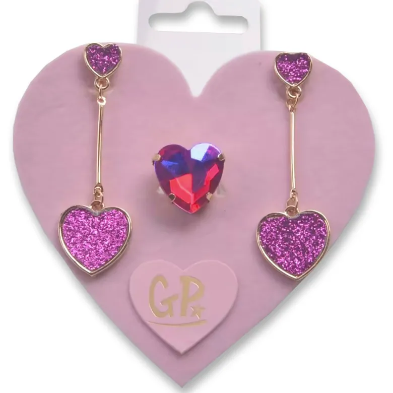 Great Pretenders Dress-Up Ring and Clip-On Earrings, My Favorite