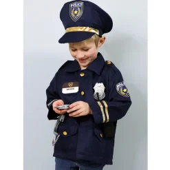 Great Pretenders Dress-Up Costume, Policeman with Hat and Accessories - Size 3-6 Years