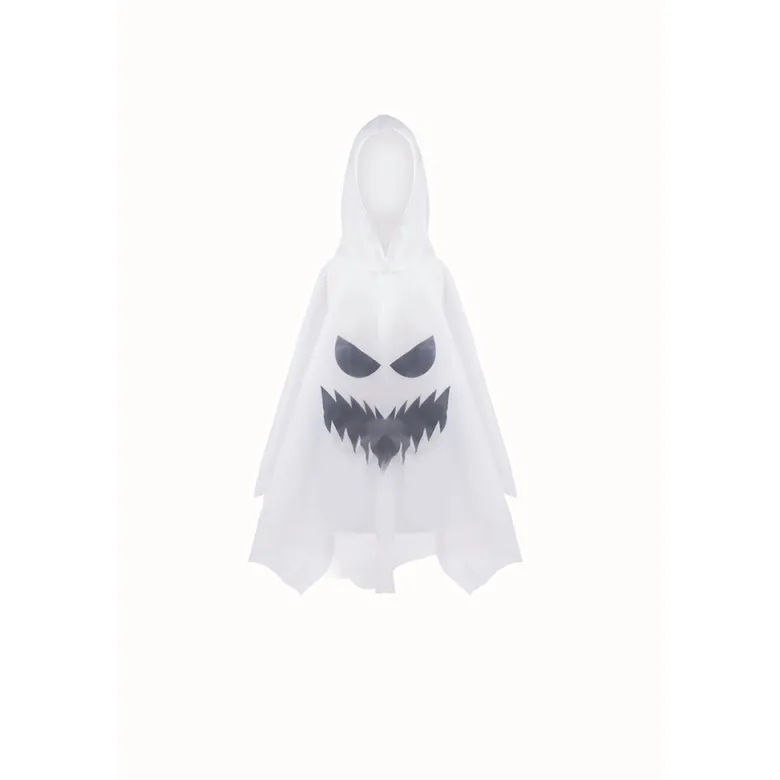 Great Pretenders dress-up costume, Spooky Ghost Poncho – Available in sizes for ages 1-2, 2-4, and 4-6 years