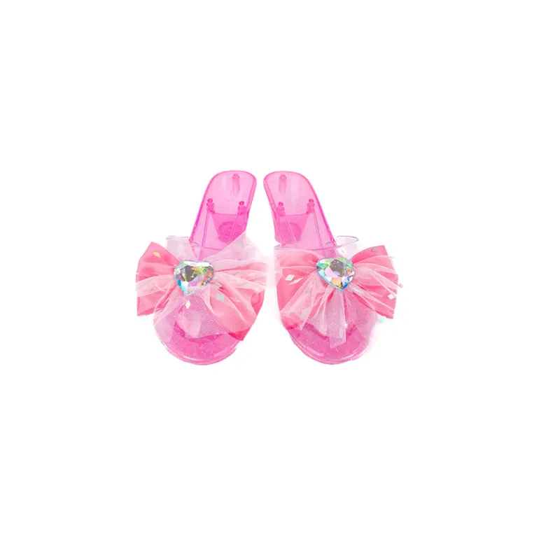 Great Pretenders Dress-Up Shoes with High Heel, Dancing Diva - Size 29-30 - Pink