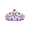 Great Pretenders Headband with Diadem, Purple Glitter