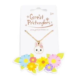 Great Pretenders Necklace, Spring Bunny