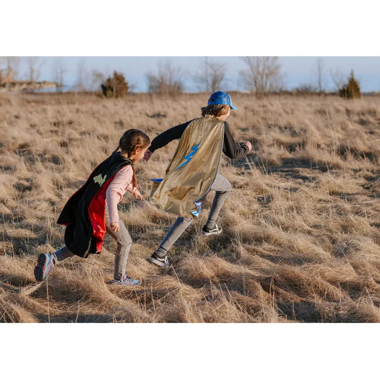 Great Pretenders Spider Cape and Batman Cape in One - Size 5-6 Years