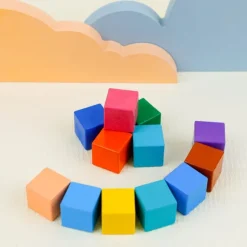 Haku Yoka, Square Crayons - Rainbow Colors