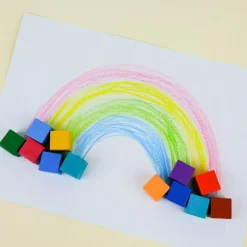Haku Yoka, Square Crayons - Ocean Colors