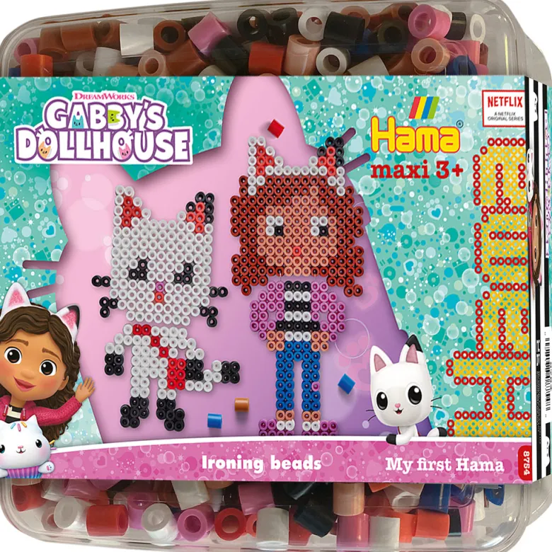 Hama Maxi Gabby's Dollhouse in Tub + 900 Beads
