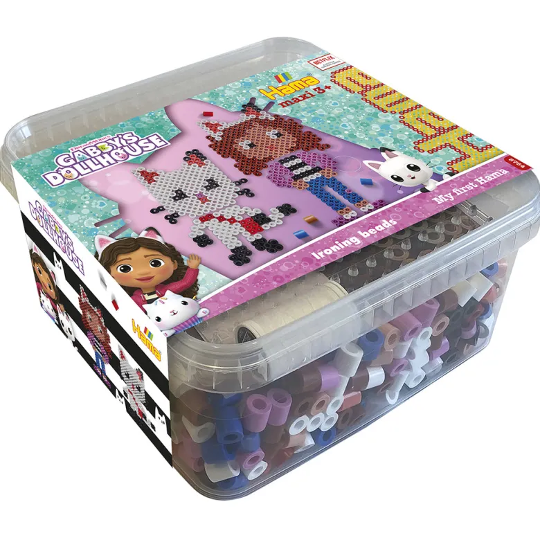 Hama Maxi Gabby's Dollhouse in Tub + 900 Beads