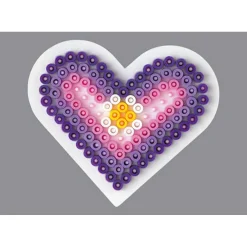 Hama Midi Bead Pegboard, Small Heart