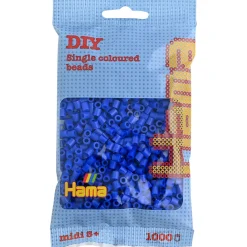 Hama Midi Beads in Bag, Blue - 1000 Pieces