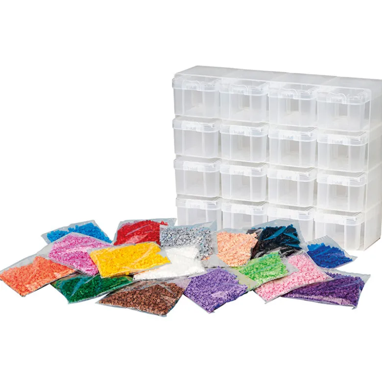 Hama Midi, Large Storage Box with 16 Compartments and Midi Beads