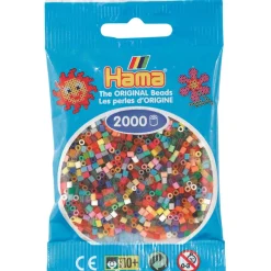 Hama Mini Beads in Bag, Mix - 2000 pcs
