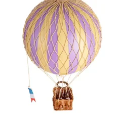 Hot Air Balloon, Lavender - 18 cm