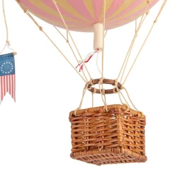 Hot Air Balloon, Lavender - 18 cm