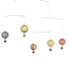 Hot Air Balloon Mobile in Bright Colors