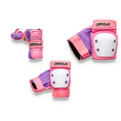 Impala Protective Gear for Roller Skating, Adult, Pink - Size S