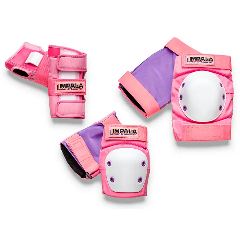 Impala Protective Gear for Roller Skating, Adult, Pink - Size S