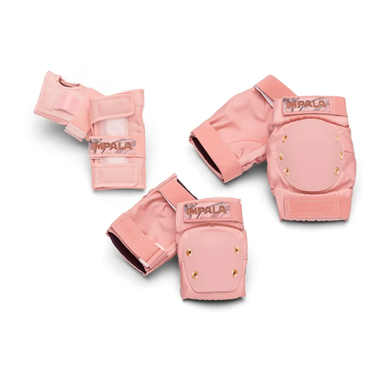 Impala Protective Gear for Roller Skating, Adult, Marawa Rose Gold - Size M