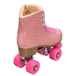 Impala Roller Skates for Kids, Pink Tartan - Sizes 35-40