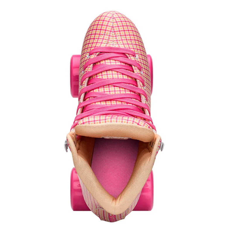 Impala Roller Skates for Kids, Pink Tartan - Sizes 35-40