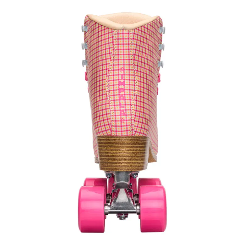 Impala Roller Skates for Kids, Pink Tartan - Sizes 35-40
