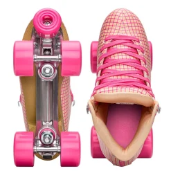 Impala Roller Skates for Kids, Pink Tartan - Sizes 35-40