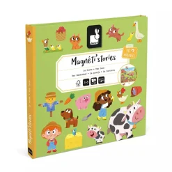 Janod Magnet Book, 30 pcs. Farmyard