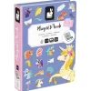 Janod Magnet Book, 44 pcs. Unicorn