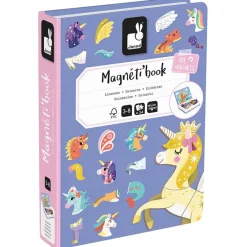 Janod Magnet Book, 44 pcs. Unicorn