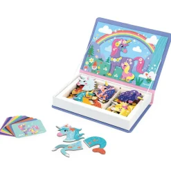 Janod Magnet Book, 44 pcs. Unicorn