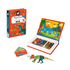Janod Magnetic Book, 40 Pieces – Dinosaur
