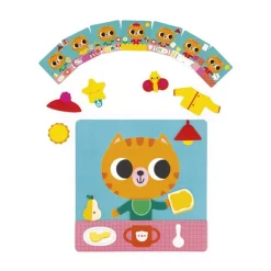 Janod Magnetic Game: The Cat's Daily Routines