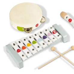 Janod Musical Instrument Set, 5 Pieces – Confetti