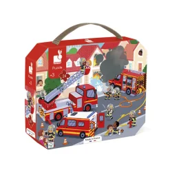 Janod Puzzle, Firefighters - 24 Pieces