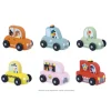Janod Wooden Toy Car, Family Car