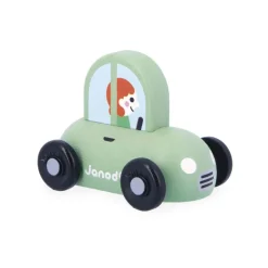 Janod Wooden Toy Car, Passenger Car