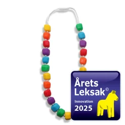 JellyStone Designs, Sensory Chewing Necklace, Medium - Rainbow