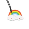 JellyStone Designs, Soft Sensory Chew Necklace – Brilliant Rainbow