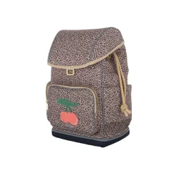 Jeune Premier Ergonomic Backpack, Leopard Cherry - For Ages 6-10