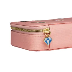 Jeune Premier Pencil Case with Contents, Jewellery Box Pink