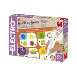 Jumbo Electro Colors and Shapes, Play and Learn (Danish and Norwegian)