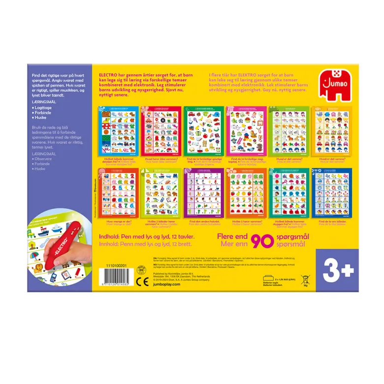 Jumbo Electro Logical Thinking, Play and Learn (Danish and Norwegian)
